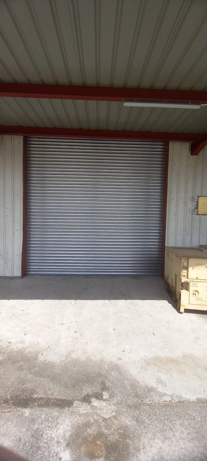 Completed shutter door installation at CDC Timehri
